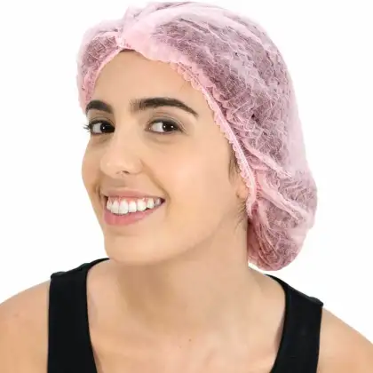 Imagem do produto Santa Clara - Touca Descartável Não Tecido Rosa (25 Peças)
