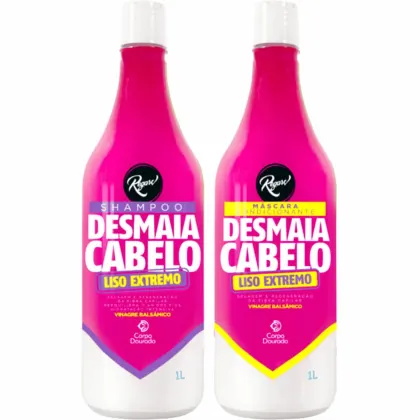 Imagem do produto Kit Corpo Dourado Regarv Desmaia Cabelos Liso Extremo Duo (2 Produtos)