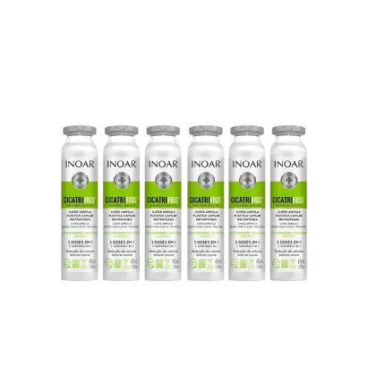 Imagem do produto Inoar Kit Cicatrifios 6 Ampolas 45ml