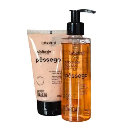 Imagem do produto Kit Labotrat Dia a Dia Pêssego - Esfoliante 150g + Sabonete Líquido 190ml