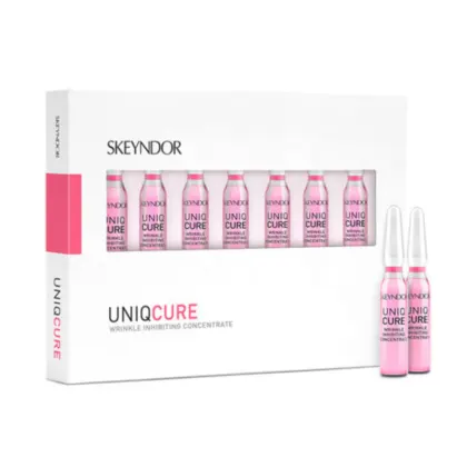 Imagem do produto Skeyndor UNIQCURE – Inibidor rugas com peptídeo veneno víbora concentrado - caixa 7 ampolas x 2ml