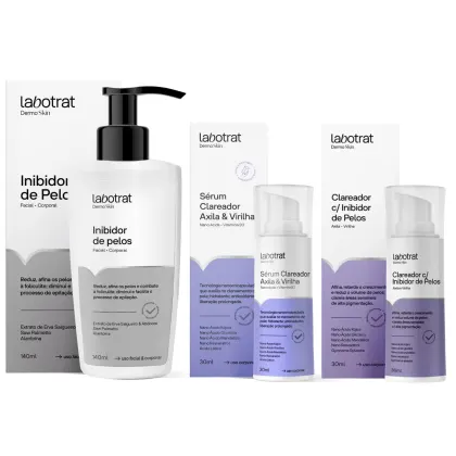 Imagem do produto KIT TRIO CLAREADOR E INIBIDOR DE PELOS - LABOTRAT