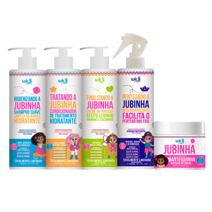 Kit Widi Care Jubinha Quinteto Infantil, 5 produtos.