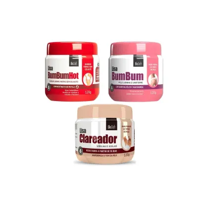 Imagem do produto Kit Bio Soft Cremes Para Bumbum e Corporal (3 Produtos)
