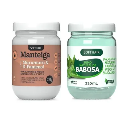Soft Hair Sumo de Babosa Natural e Manteiga de Murumuru para Cabelos