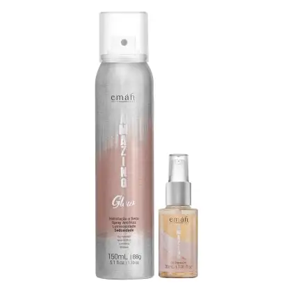 Kit Emáh Hair Care Amazing Duo Glow Small, 2 produtos.