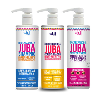 Kit Widi Care Juba Home Care, 3 produtos.