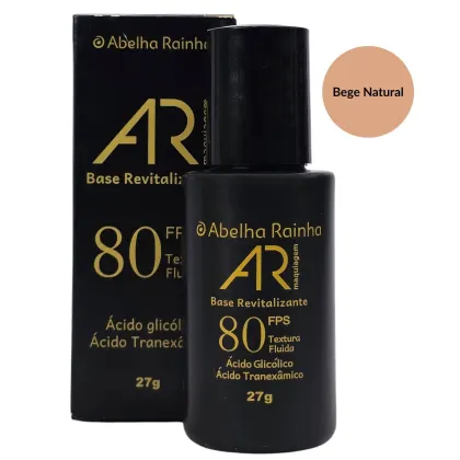 Imagem do produto Abelha Rainha AR Maquiagem Base Revitalizante Bege Natural FPS 80 27g
