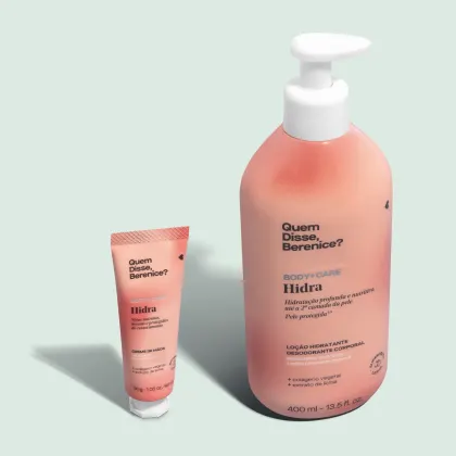 Imagem do produto Combo Ultra Hidratação: Loção Hidratante Desodorante Corporal Hidra 400ml + Creme Hidratante para as Mãos Hidra 30g