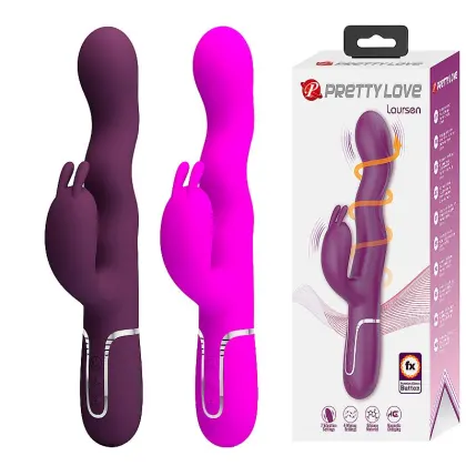 Imagem do produto Vibrador Ponto G e Clitóris Estímulo em Ondas de Prazer Lourse Pretty Love - Roxo