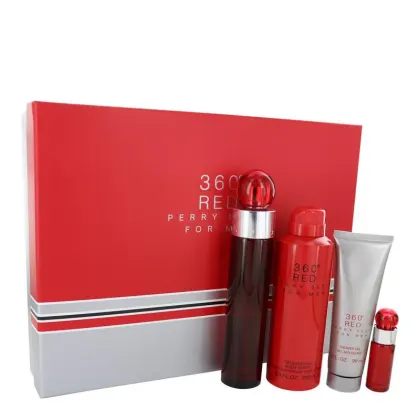 Imagem do produto Perf.Caixa Presente Col.Masc.Perry Ellis 360 Red 100 ML EDT+7 ML EDT+200 ML Des.+90 MLsabonete Líq.
