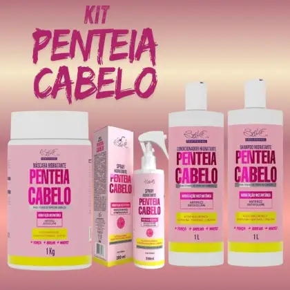 Imagem do produto KIT PENTEIA CABELO BELKIT C/4