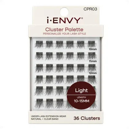 Imagem do produto Paleta De Cílios Postiços Kiss Ny I-Envy Cluster Palette Light Length 10-15mm Cpr03