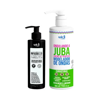 Imagem do produto Kit Widi Care - Acidificante Infusão 2.0 + Creme de Pentear Ondulando Juba
