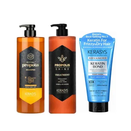 Imagem do produto Kerasys Duo Propolis (Sh Cond 1L)+Máscara Silky Moisture 300ml