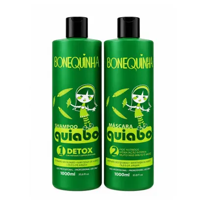 Imagem do produto Kit Maria Escandalosa Progressiva Bonequinha Quiabo 2x1L