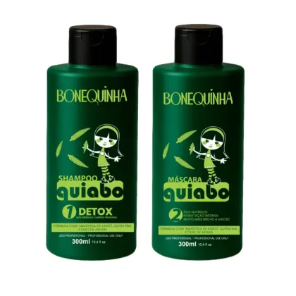 Imagem do produto Kit Maria Escandalosa Progressiva Bonequinha Quiabo 2x300ml