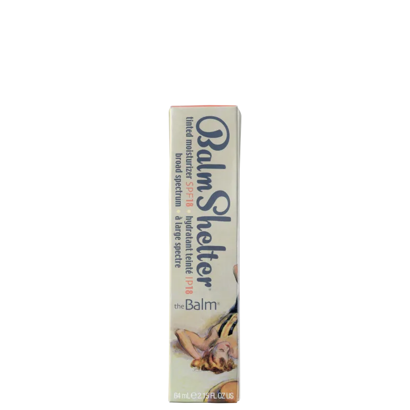 the Balm Balmshelter Medium FPS 18 - Hidratante com Cor 64g