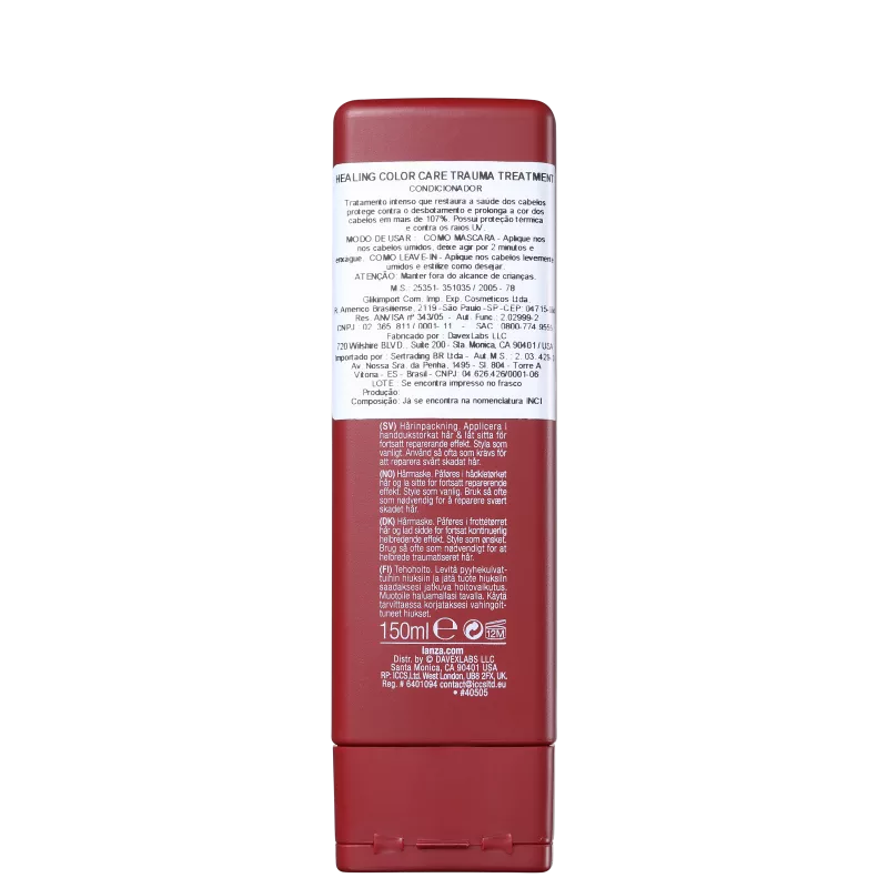 L'Anza Healing Color Care Color-Preserving Trauma - Tratamento Capilar 150ml