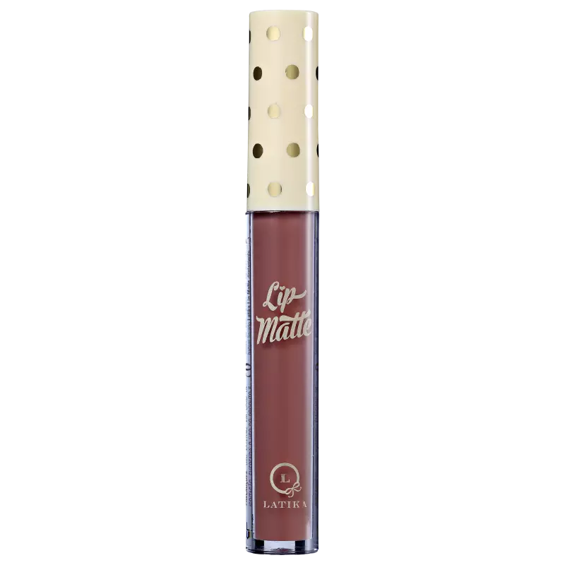 Latika Lip Matte Nude Nº 34 - Batom Líquido 4ml