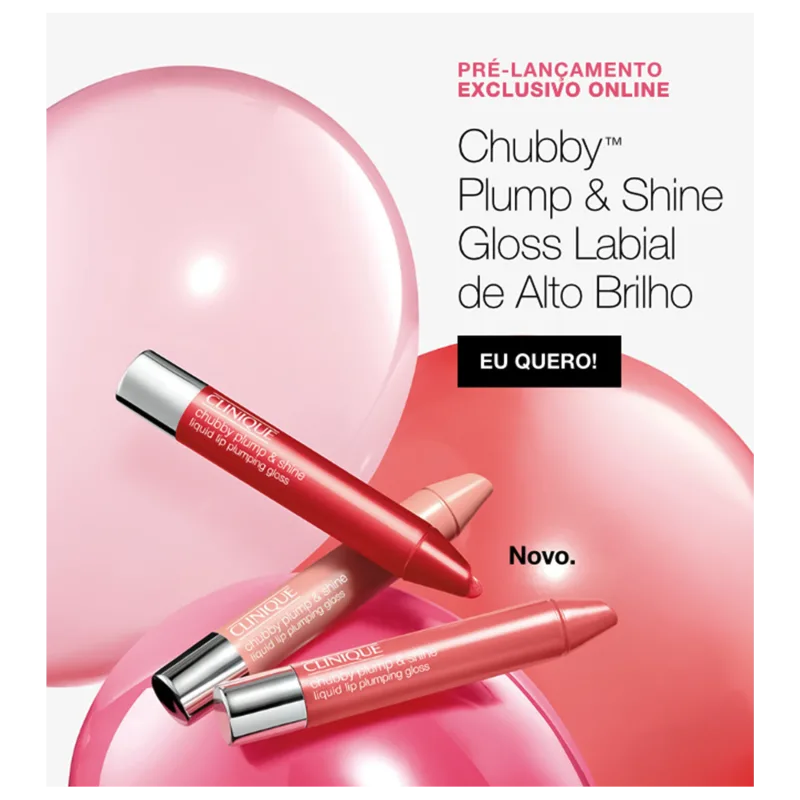Clinique Chubby Plump & Shine Super Scarlet - Gloss Labial 3,9g