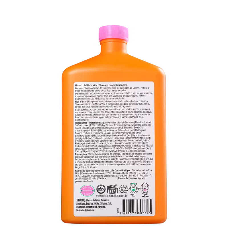 Lola Cosmetics Minha Lola Minha Vida - Shampoo 500ml