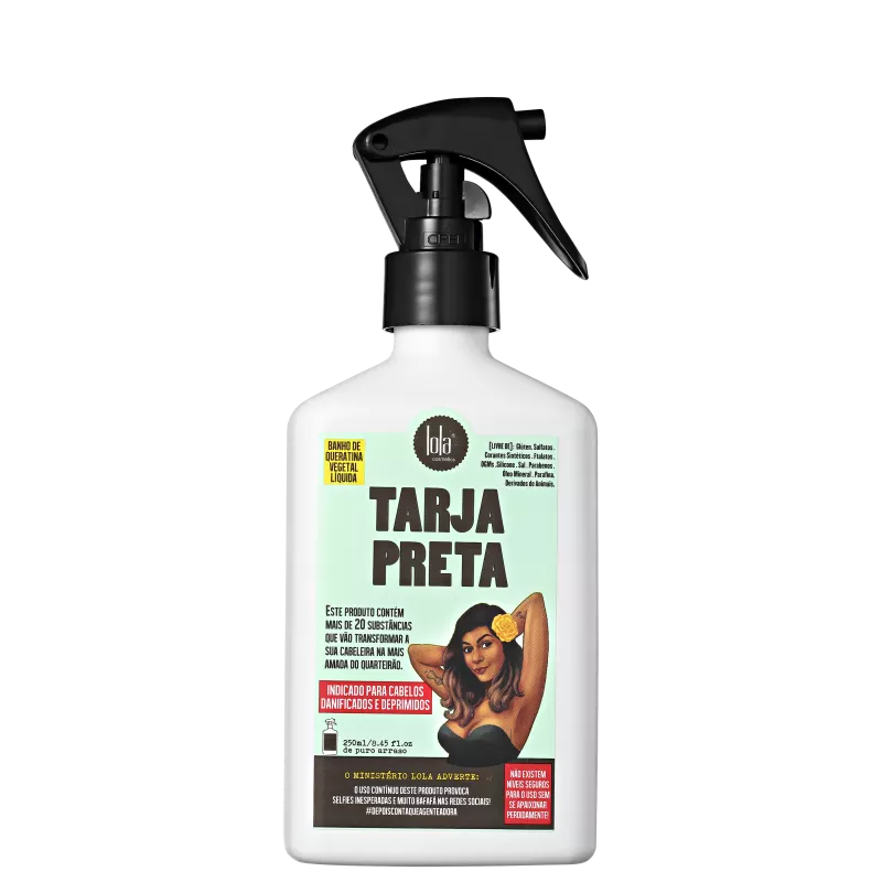 Lola Cosmetics Tarja Preta Queratina Vegetal - Tratamento Reconstrutor 250ml