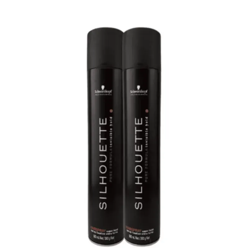 Kit 02 Schwarzkopf Silhouette Super Hold -  500ml
