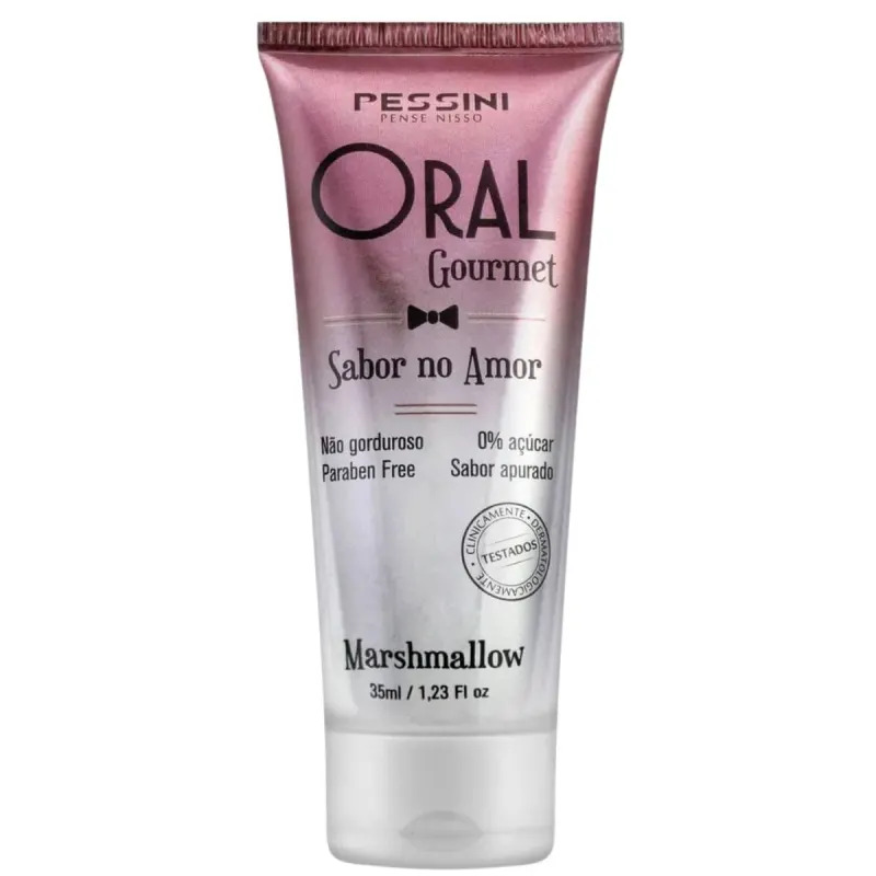 Gel MARSHMALLOW Oral Gourmet Beijável Intimo Pessini 35ml