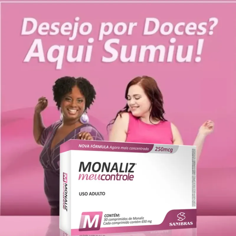 Suplemento Vitamínico Monaliz Meu Controle C30 – Sanibras