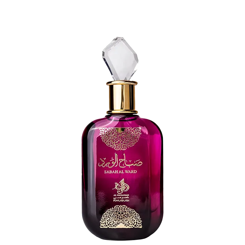 A imagem mostra o Perfume Importado Feminino Sabah Al Ward de Al Wataniah.