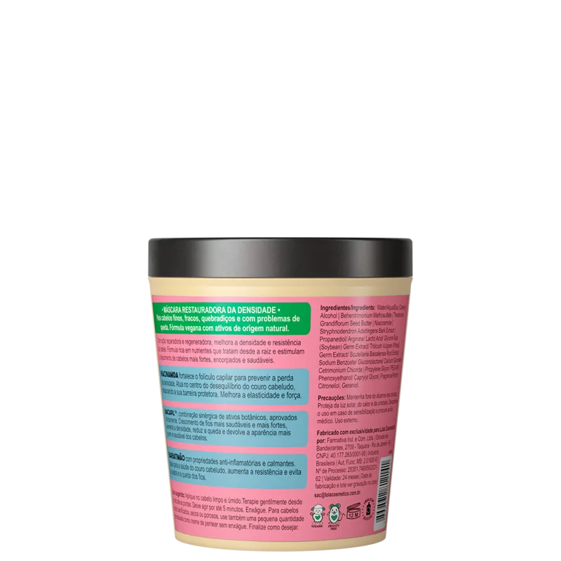 Lola Cosmetics Densidade - Máscara Capilar 230g