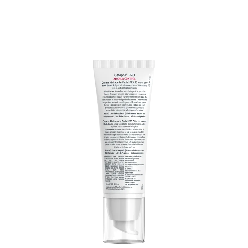 Cetaphil Pro AR Calm Control FPS 30 - Creme Hidratante Facial com Cor 50ml