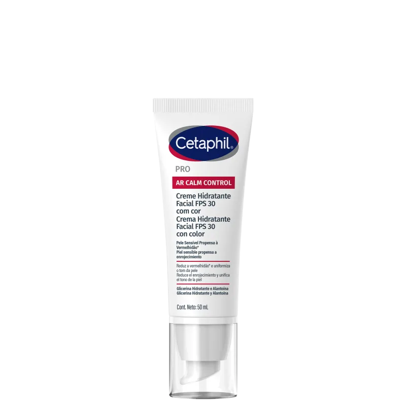 Cetaphil Pro AR Calm Control FPS 30 - Creme Hidratante Facial com Cor 50ml