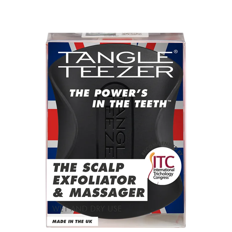 Tangle Teezer Scalp Exfoliator Black - Escova de Cabelo
