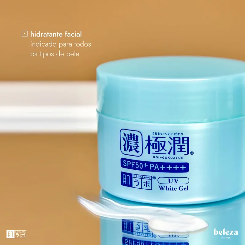 Hada Labo Gokujyun White Gel FPS 50 - Hidratante Facial 90g