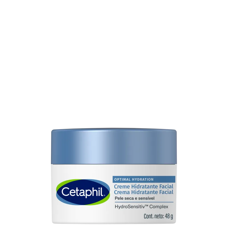 Cetaphil Optimal Hydration com Ácido Hialurônico - Creme Hidratante Facial 48g