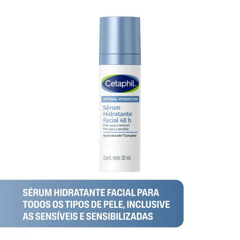 Cetaphil Optimal Hydration 48h com Ácido Hialurônico - Sérum Hidratante Facial 30ml