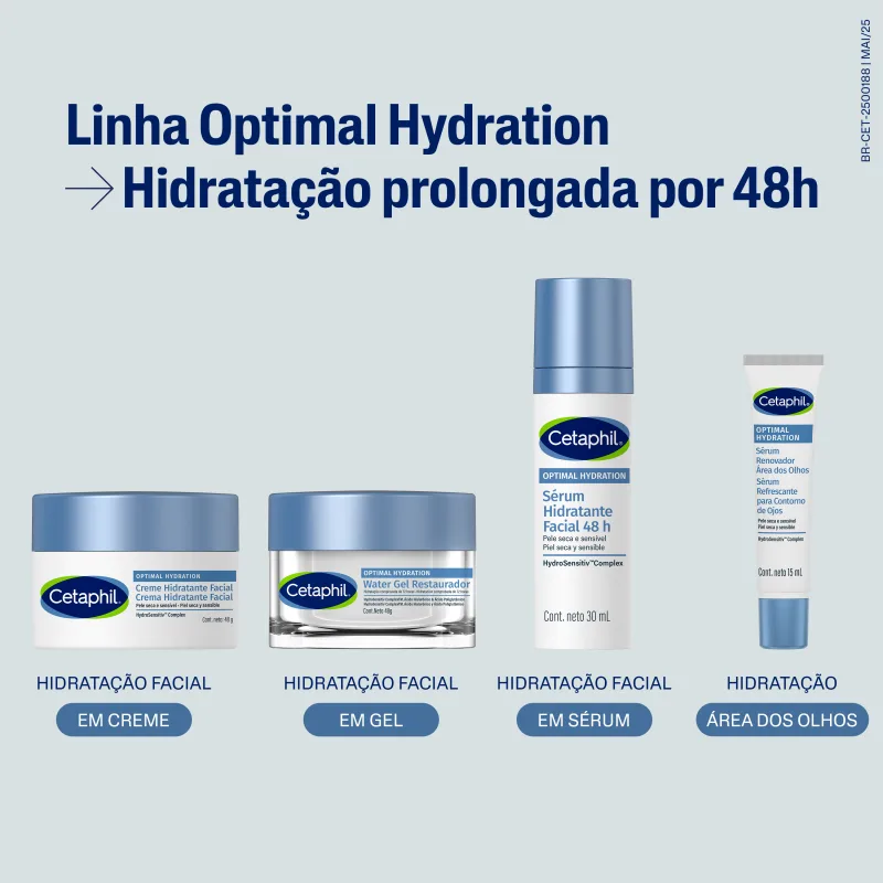 Cetaphil Optimal Hydration 48h com Ácido Hialurônico - Sérum Hidratante Facial 30ml