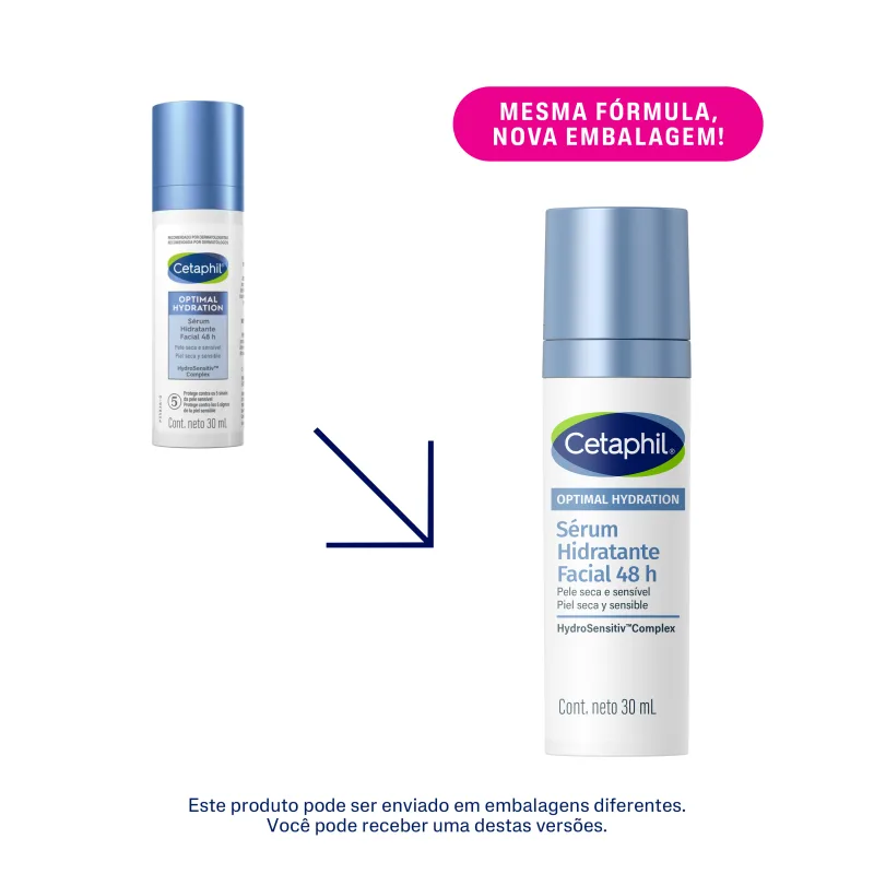 Cetaphil Optimal Hydration 48h com Ácido Hialurônico - Sérum Hidratante Facial 30ml