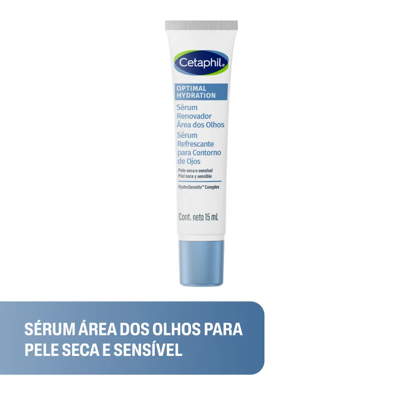 Cetaphil Optimal Hydration com Ácido Hialurônico - Sérum Renovador para Área dos Olhos 15ml