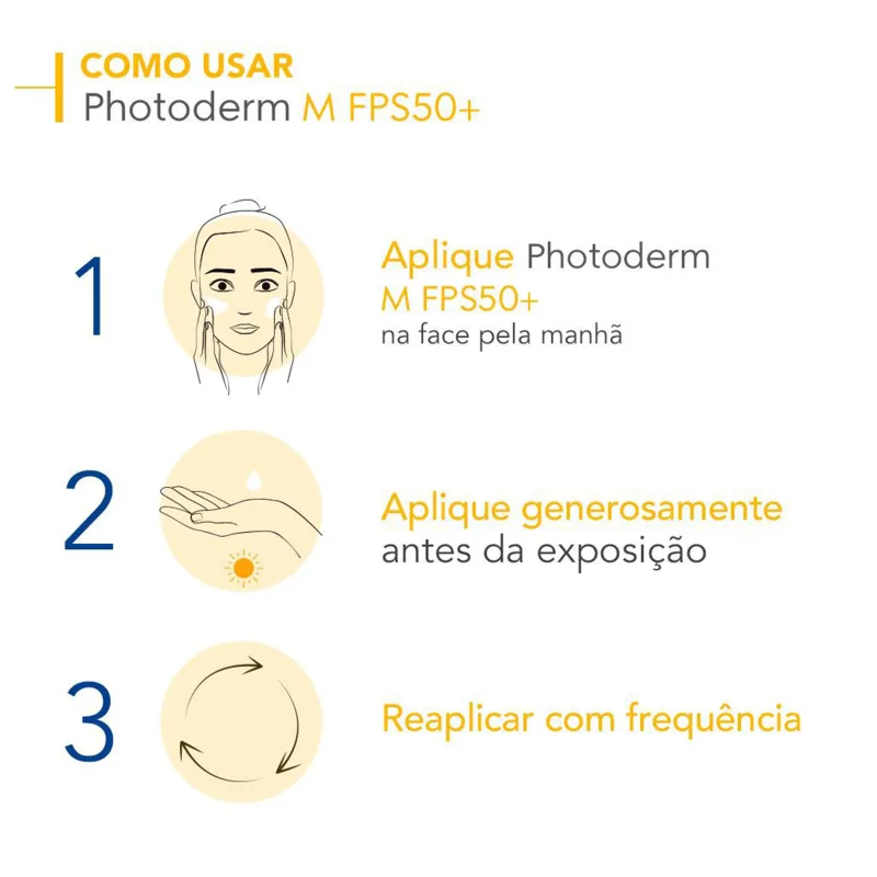 Bioderma Photoderm M Foncee FPS50+ 2.0 - Protetor Solar Facial com Cor 40ml