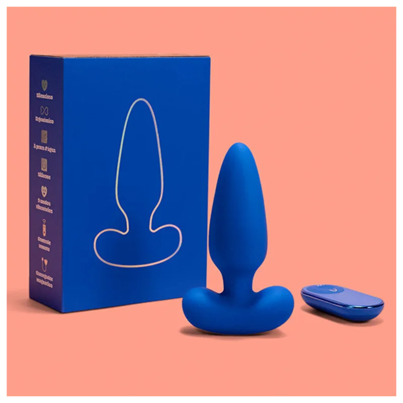 Pantynova But Azul - Plug Anal Vibratório