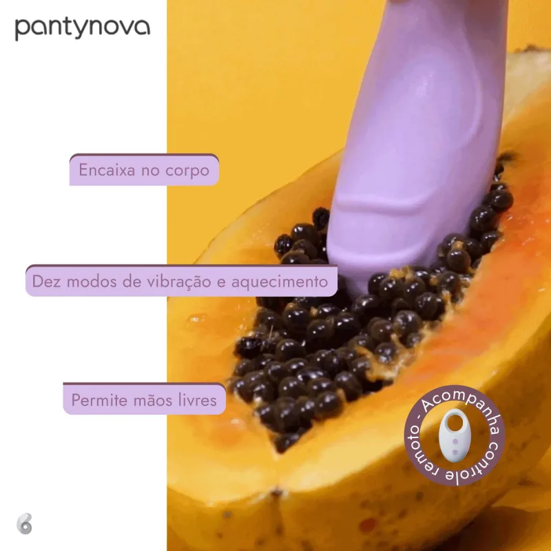 Pantynova Fit Lilás - Calcinha Vibratória