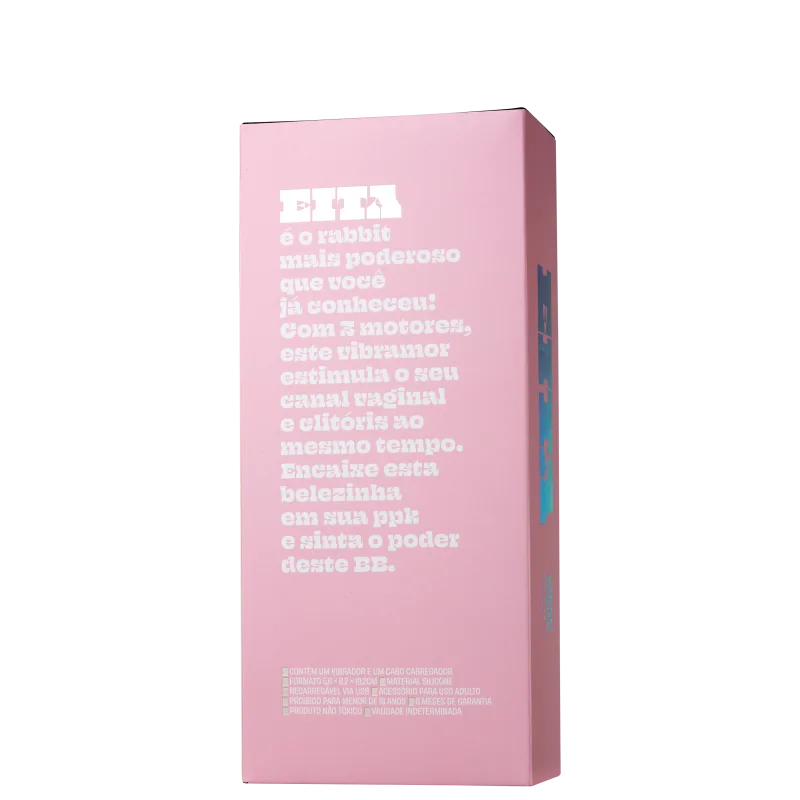 Pantynova Eita Rabbit Rosa - Vibrador Triplo