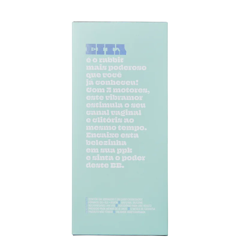 Pantynova Eita Rabbit Verde - Vibrador Triplo