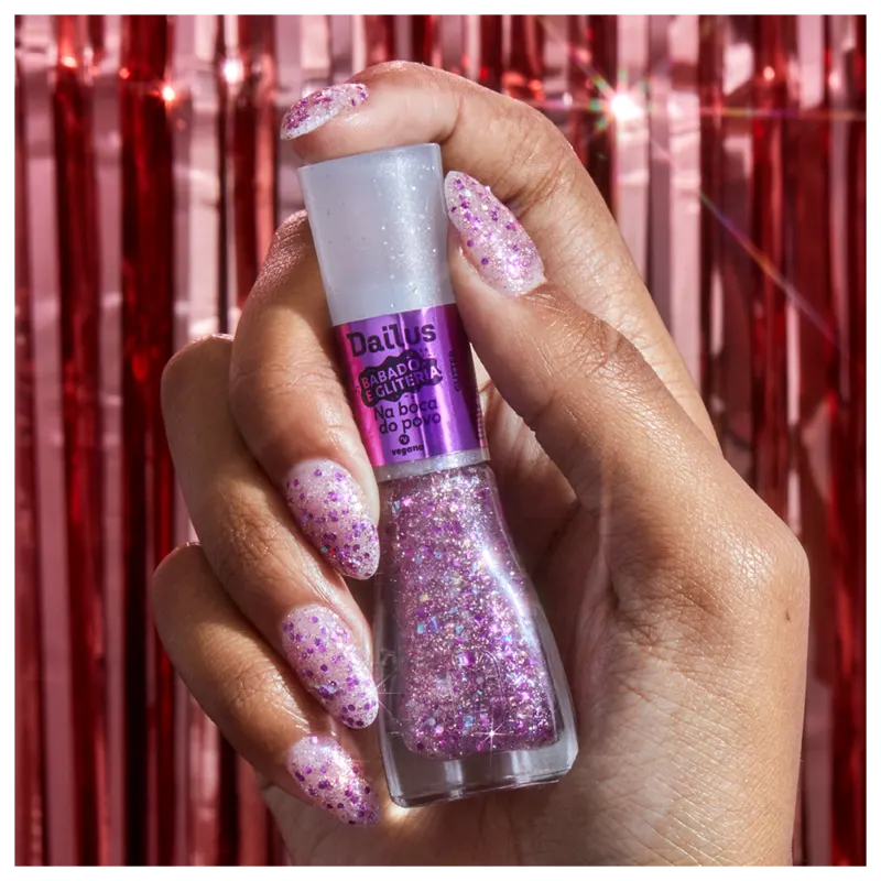 Dailus Babado e Gliteria Na Boca do Povo - Esmalte 8ml