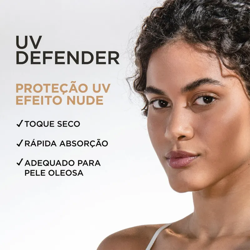L’Oréal Paris UV Defender FPS60 3.0 - Protetor Solar Facial com Cor 40g