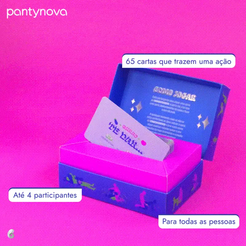 Pantynova O Jogo do Tesão Vdd ou Ação - Jogo Erótico 150g