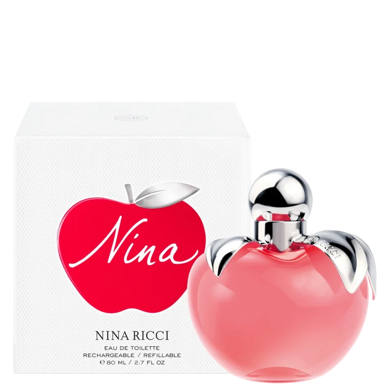 Nina Nina Ricci Eau de Toilette Recarregável - Perfume Feminino 80ml
